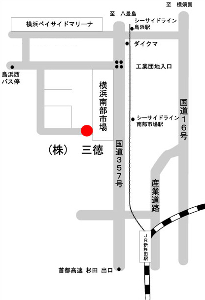 株式会社三徳 地図